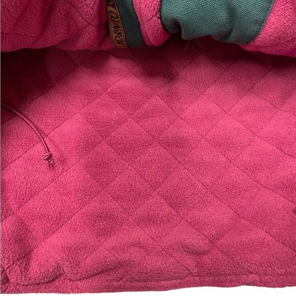 Vintage ROPER Teal and Pink Canvas Vest Size XL - Picture 6 of 7